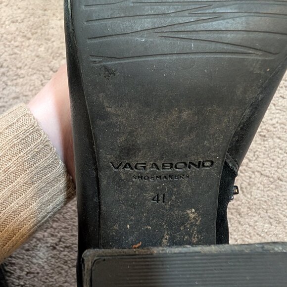 Vagabond Black Ankle Boots - Picture 7 of 7